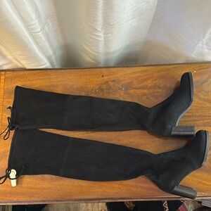 NEW!!! Stuart Weitzman
Tieland Suede Over-The-Knee Boots
$950